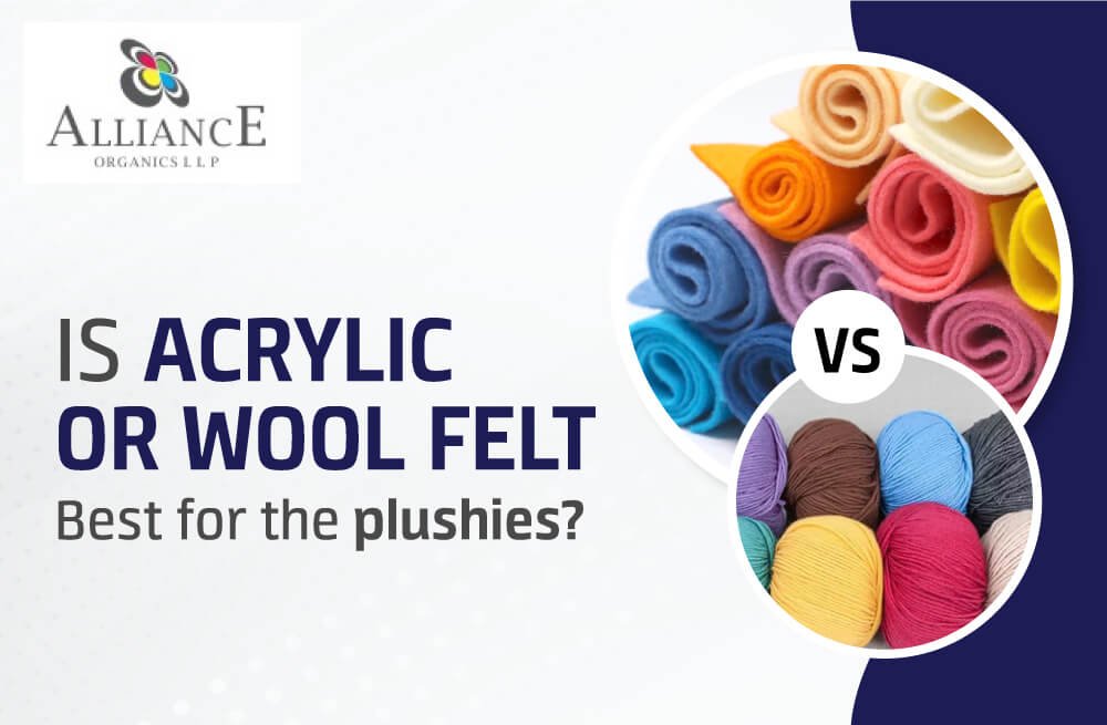 acrylic vs wool felt for plushies